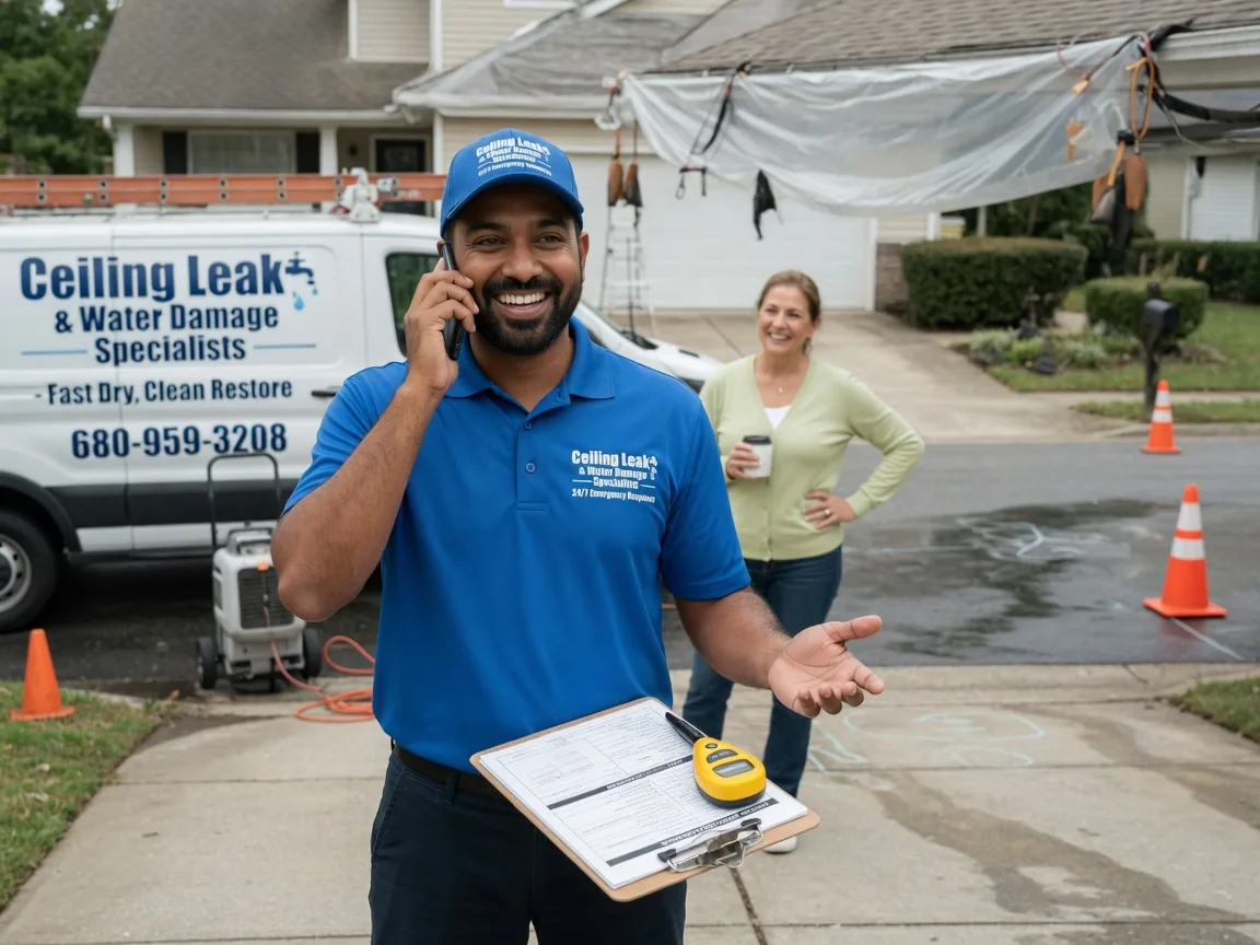 Ceiling Leak Cleanup Derby, OH FAQs